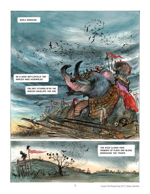 Vyasa: the Graphic Novel - Story: Sibaji Bandyopadhyay, Art: Sankha Banerjee 2