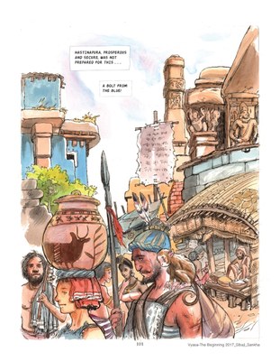 Vyasa: the Graphic Novel - Story: Sibaji Bandyopadhyay, Art: Sankha Banerjee 4