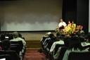 Opening address at BANGALORE AS A CREATIVE CITY: An Open Consultation, Thursday 29th September, 2011. On stage: Ashish Rajadhyaksha, Shoba Nambisan (NGMA) and Maitree Dasgupta (Swissnex)