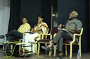 Dr.Ashwin Mahesh, Civic activist; Archana Prasad, Artist and Sadanand Menon,Cultural critic at BANGALORE AS A CREATIVE CITY: An Open Consultation, Thursday 29th September, 2011