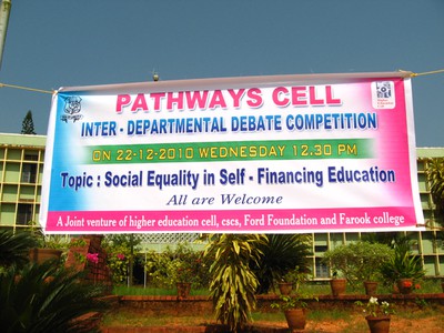Student Competition at Farook College, Kozhikode as part of the HEIRA Ford Pathways Programme