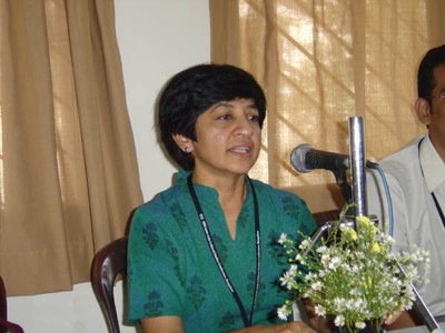 Dr. Tejaswini Niranjana in IACS Conference at CSCS (February 2004)