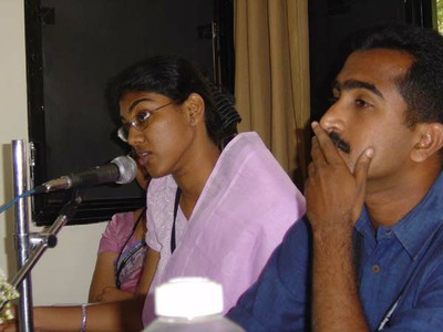 The audience, listening to IACS Conference at CSCS (February 2004)
