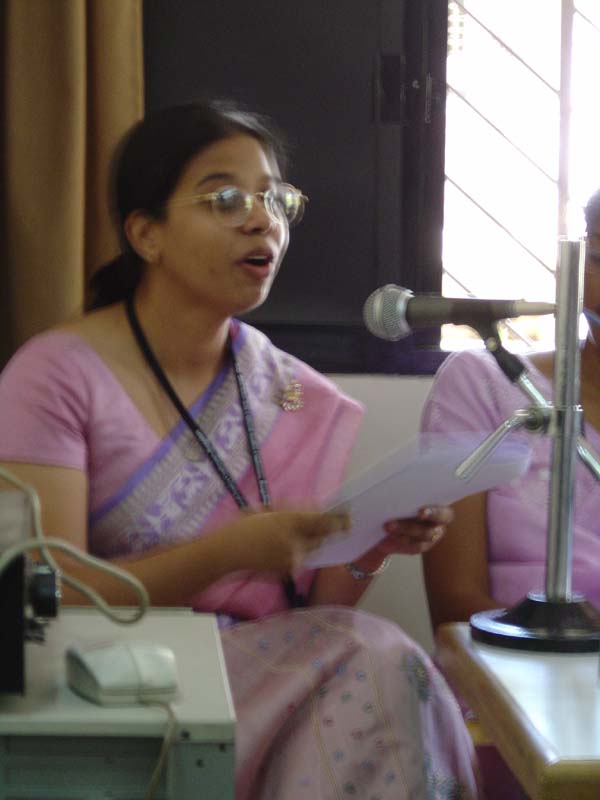 The audience, Speaking to IACS Conference at CSCS (February 2004)
