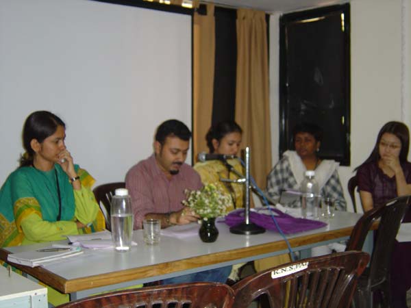 The audience, listening to IACS Conference at CSCS (February 2004)