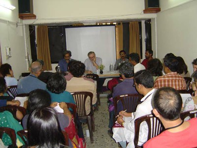 The audience, listening to IACS Conference at CSCS (February 2004)