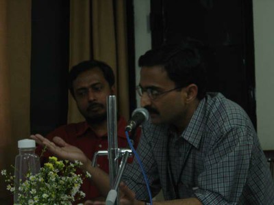 S.V. Srinivas in IACS Conference at CSCS (February 2004)