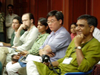 At the Enculturing Law conference (Bangalore: August 2005) 