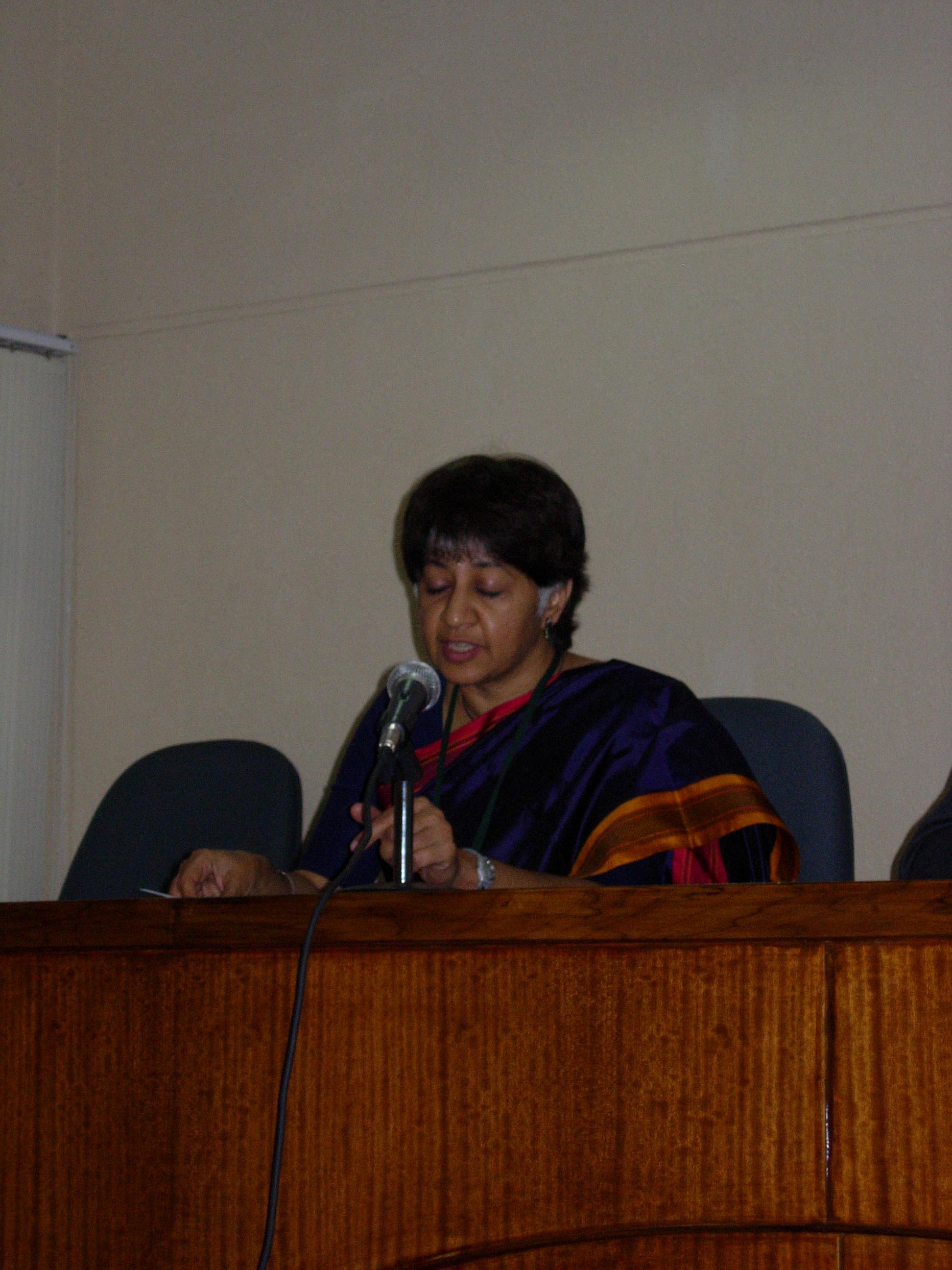 Dr. Tejaswini Niranjana in Future of Education Conference February, 20-21, 2006