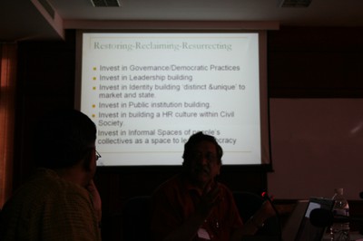 Screening the Civil Society & Governance Consultation (2007)