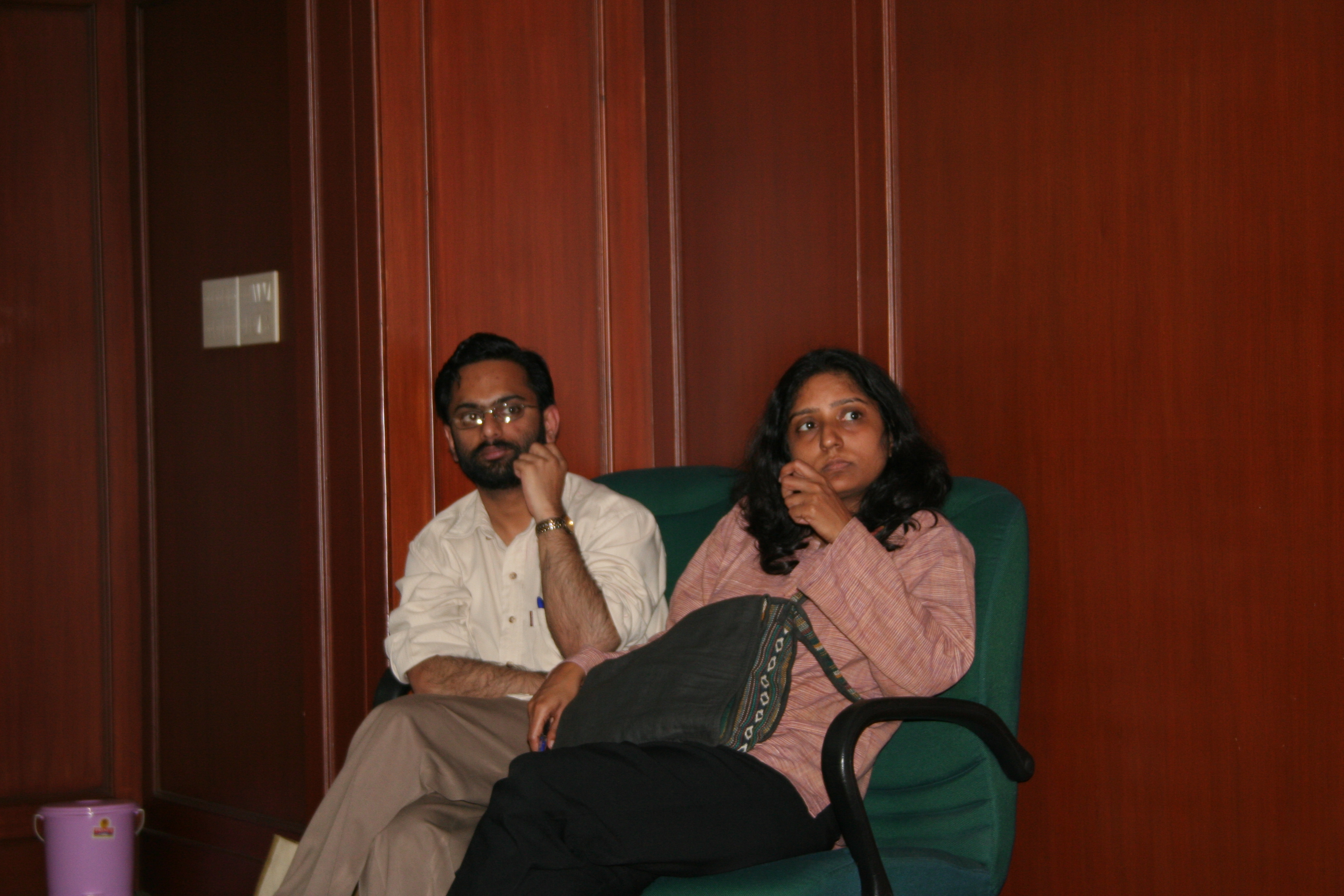 Ashwin Kumar A.P & Shashikala in Civil Society & Governance Consultation (2007)