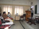 International Conference on Asian Cinema: Towards a Research and Teaching Agenda, CSCS, Bangalore, Karnataka. (In pic): K. Hariharan speaking