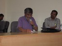 International Conference on Asian Cinema: Towards a Research and Teaching Agenda, CSCS, Bangalore, Karnataka. In the pic: M. Madhava Prasad and T. Vishnuvardhan