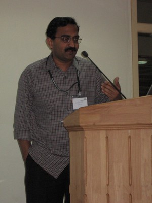 S.V. Srinivas speaking at the Asian Cinema (February 2007)