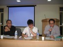 International Conference on Asian Cinema: Towards a Research and Teaching Agenda, CSCS, Bangalore, Karnataka. (In pic): Chua Beng Huat and Yoshitaka Mori