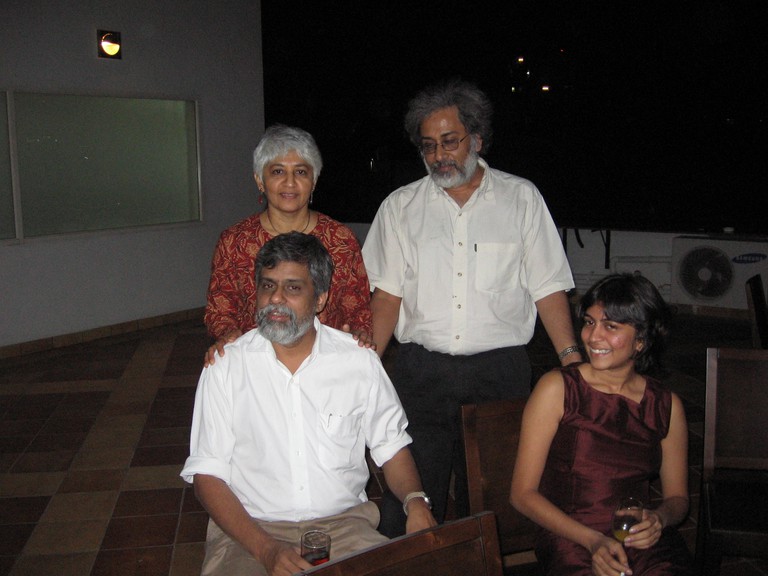 International Conference on Asian Cinema: Towards a Research and Teaching Agenda, CSCS, Bangalore, Karnataka. (In pic): Tejaswini Niranjana, Ashish Rajadhyaksha, M. Madhava Prasad and Nitya Vasudevan