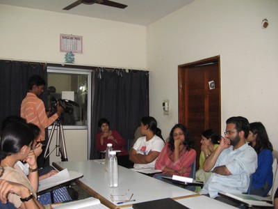 The audience, listening to Culture and Democracy Lecture at CSCS (2007)