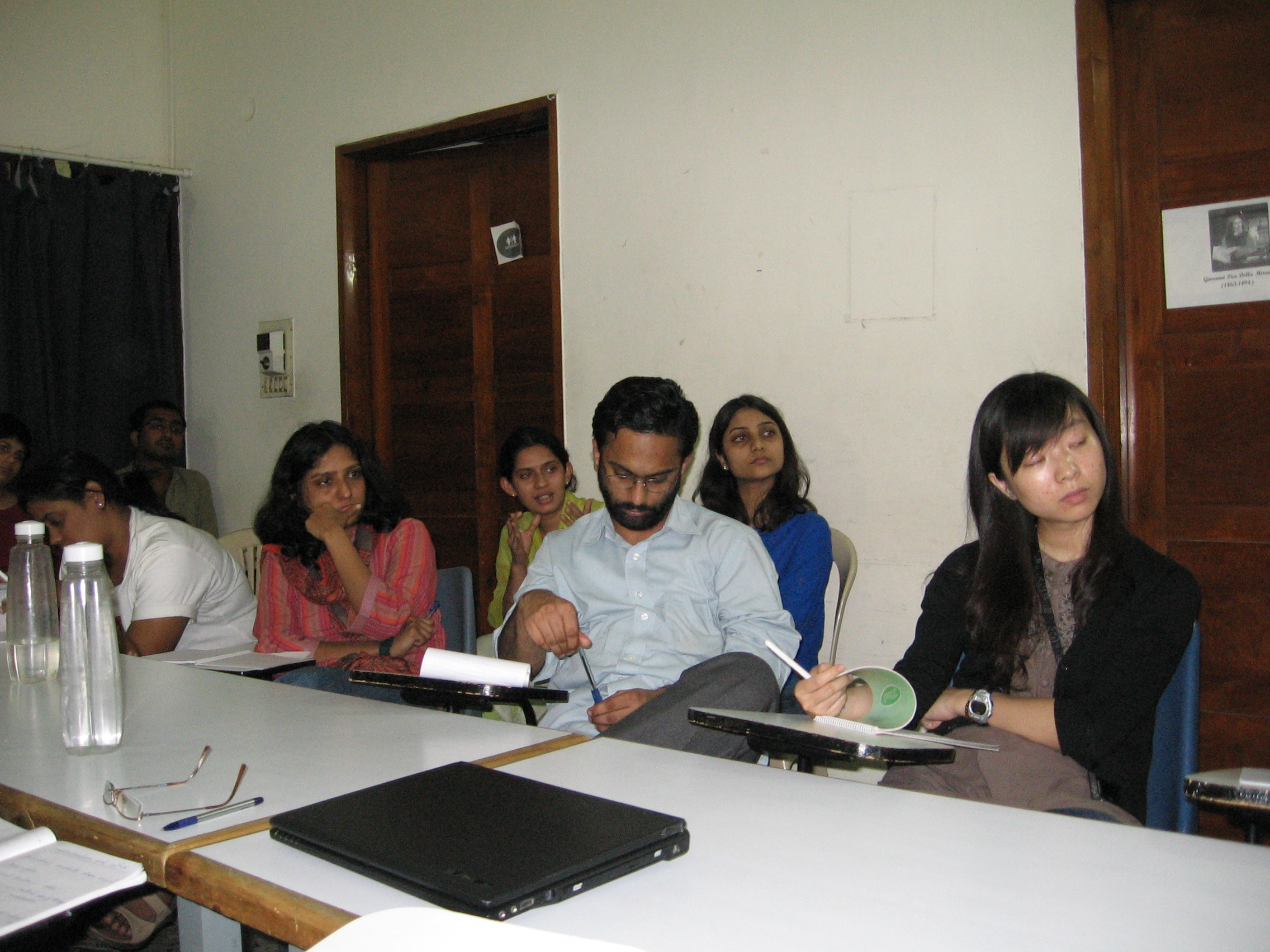 The audience, listening to Culture and Democracy Lecture at CSCS (2007)