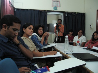 The audience, listening to Culture and Democracy Lecture at CSCS (2007)