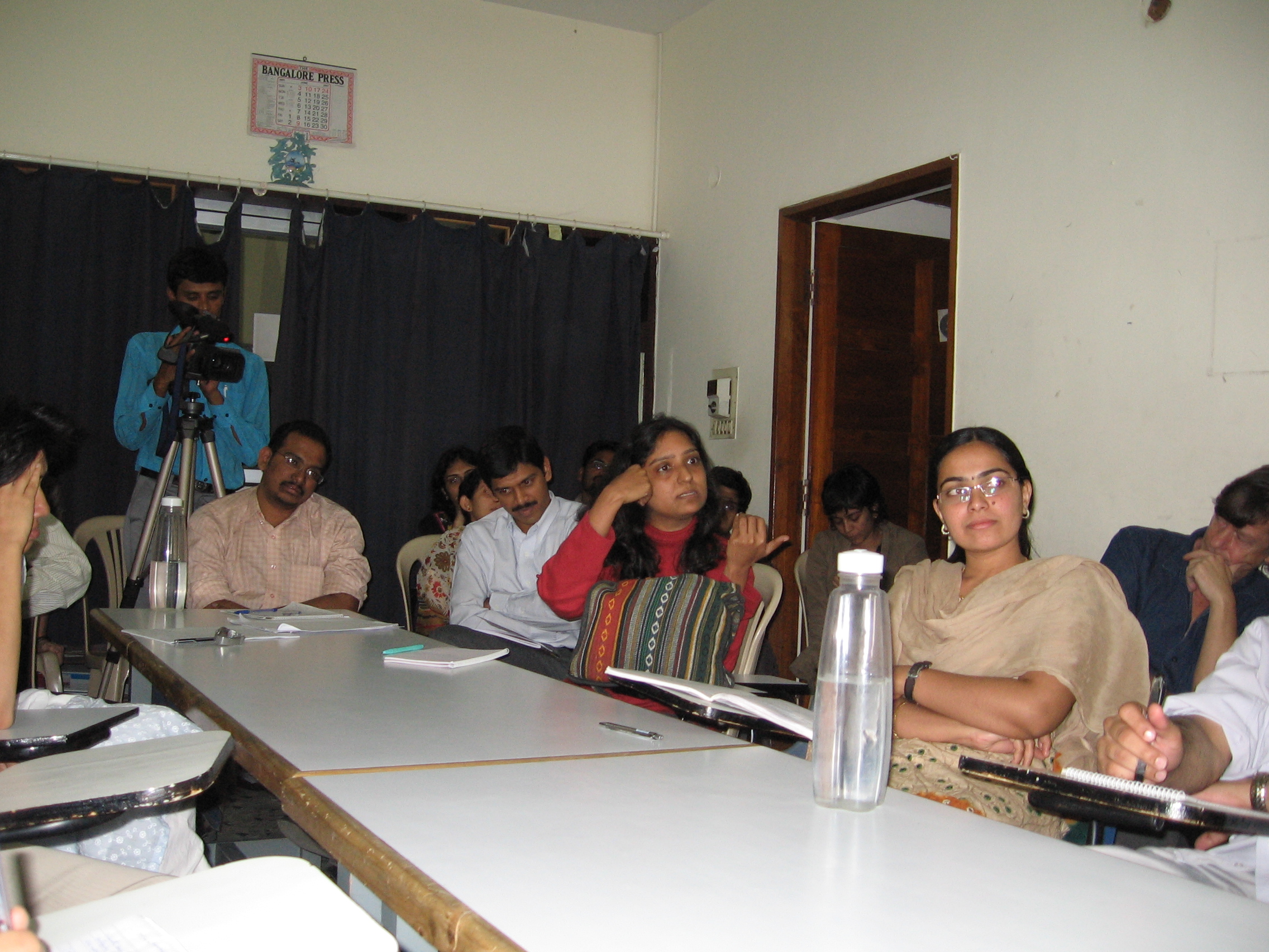 The audience, listening to Culture and Democracy Lecture at CSCS (2007)