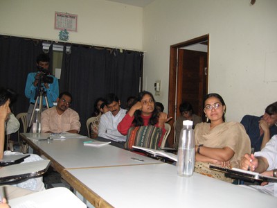 The audience, listening to Culture and Democracy Lecture at CSCS (2007)