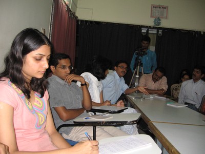 The audience, listening to Culture and Democracy Lecture at CSCS (2007)