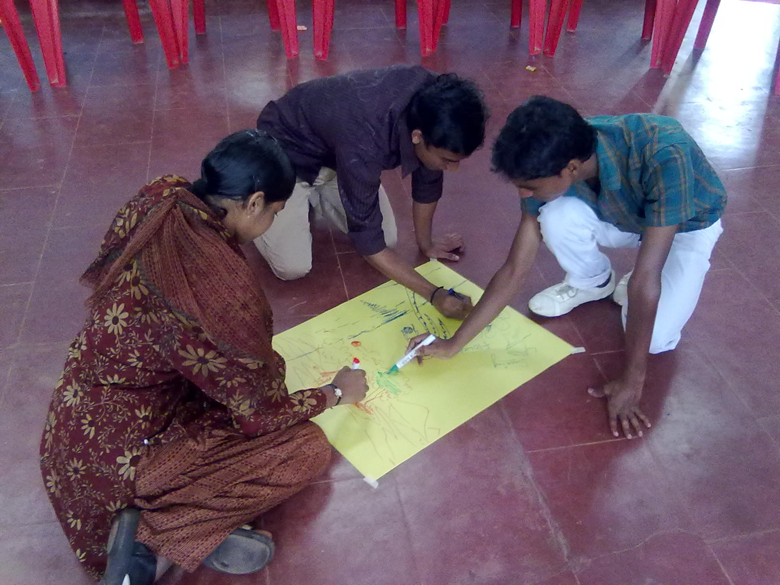 Sharing space 4